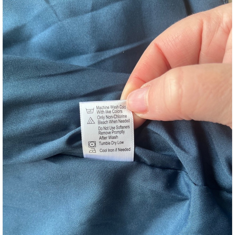 Pebble Beach Quilted Dry-Luxe Performance Vest Blue sz L Golf Country Club Fall - Picture 11 of 15